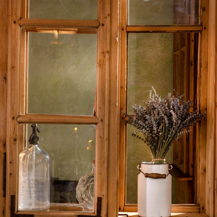 Okno v reštaurácii